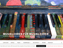 Tablet Screenshot of musiklehrer-fuer-musiklehrer.de